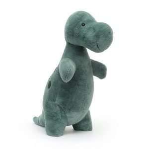 A fantastic huge Green Spotty T-Rex Dinosaur from Jellycat.