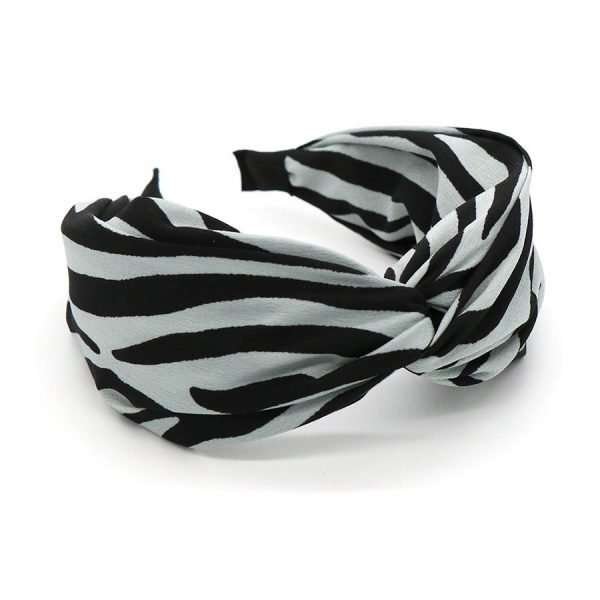 Black and Pale Blue Headband