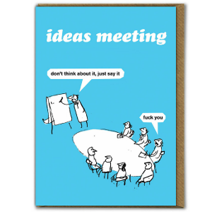 Ideas Meeting Card