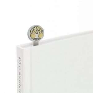 A lovely metal bookmark with a Tree of Life design on the top of it.