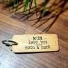 Mum Love You To The Moon and Back Key Ring