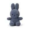 Blue Miffy Soft Toy with teddy bear fluffy soft fur. Made from 100% recycled materials