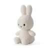 A gorgeous cream coloured terry miffy bunny. With cute ears and paws and with black eyes and criss cross nose.