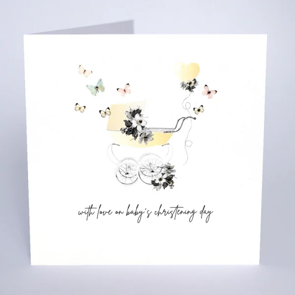 Baby's Christening Card