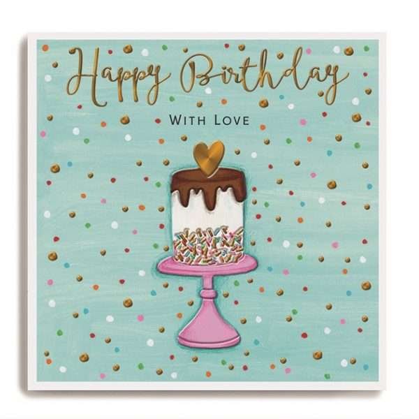 Cake With Sprinkles Birthday Card