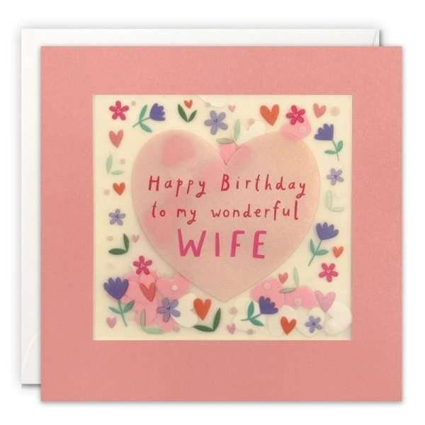 Wonderful Wife Birthday Card