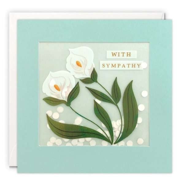 Lillies Sympathy Card