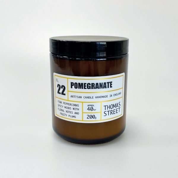Thomas Street Pomegranate Apothecary Candle