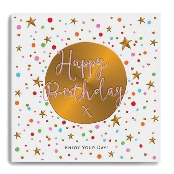 Stars and Spots Birthday Card