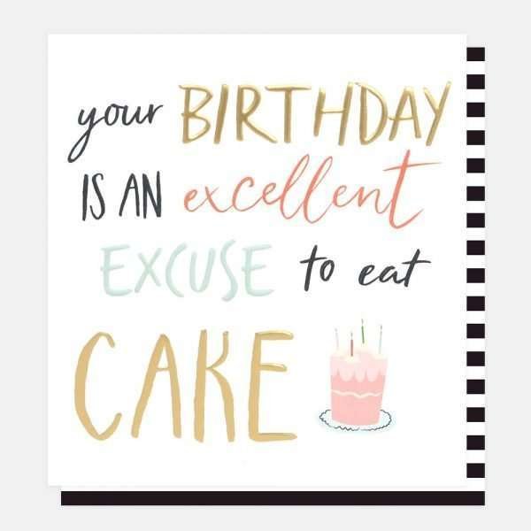 Eat Cake Birthday Card