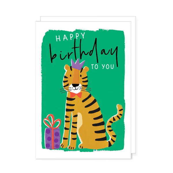 Cute Tiger Birthday Card