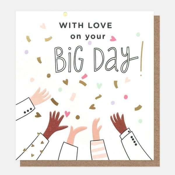 Confetti Wedding Card