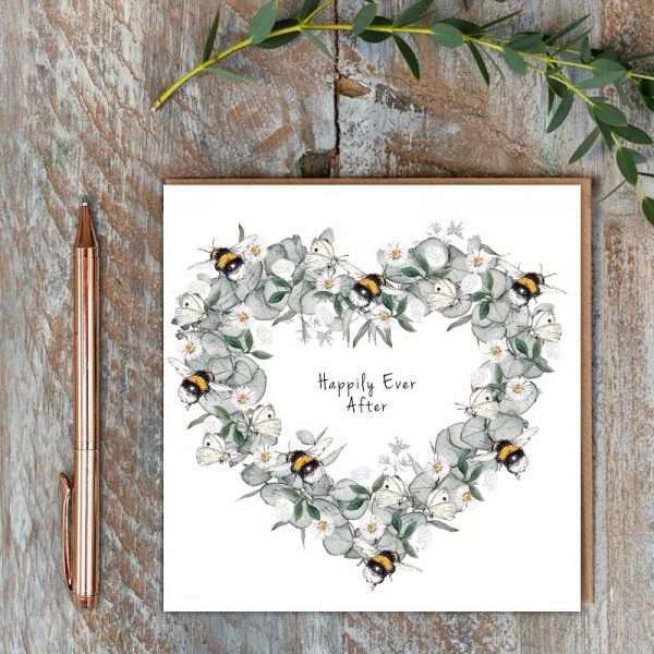 Happily Ever After Wedding Card