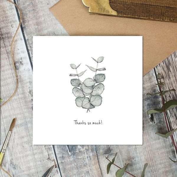 Eucalyptus Thank You Card