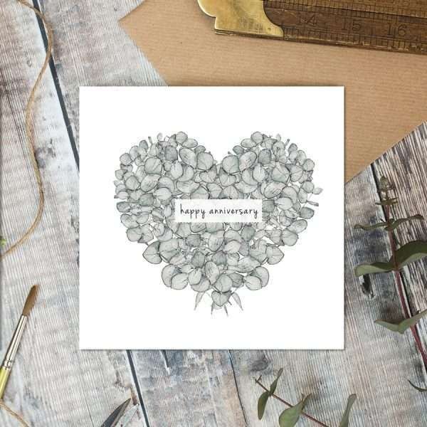 Eucaluptus Anniversary Card