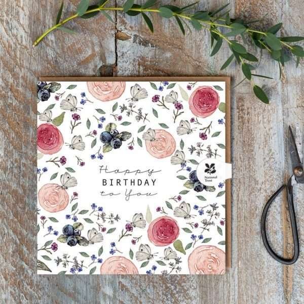 Butterflies Birthday Card