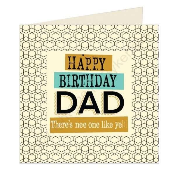 Dad Geordie Birthday Card