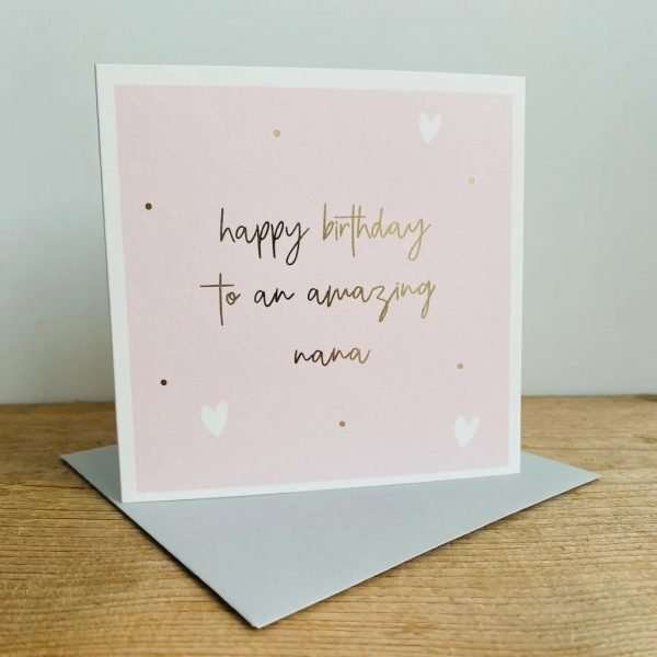 Amazing Nana Birthday Card