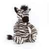 A soft toy zebra from Jellycat