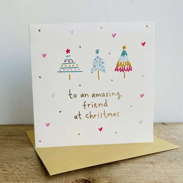 Amazing Friend Christmas Card