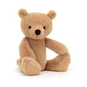 A traditional teddy bear from Jellycat