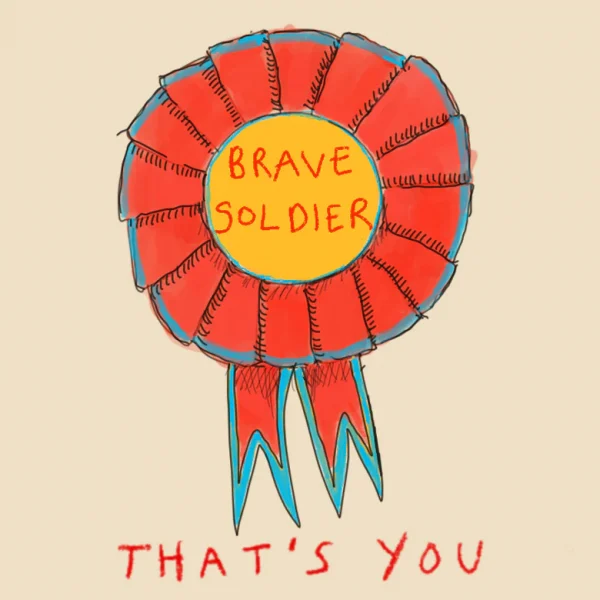 Brave Soldier Get Well Card