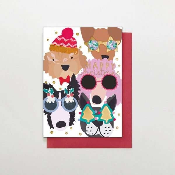 christmas dogs card