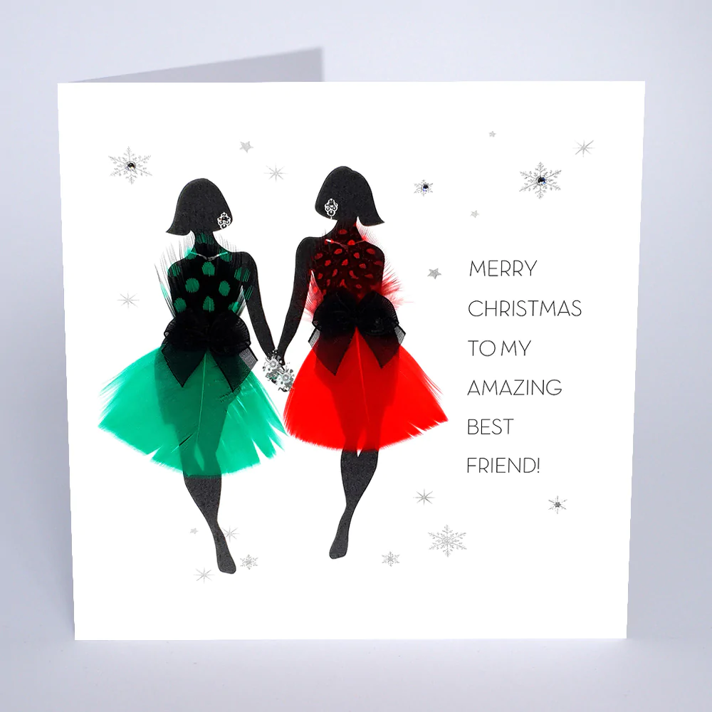 Amazing Best Friend Christmas Card | The Dotty House