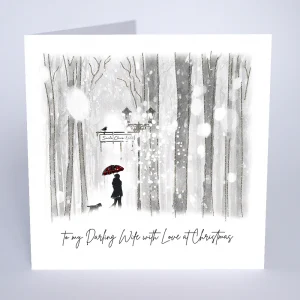 Darling Wife Christmas Card