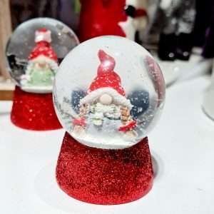A Christmas gonk snow globe