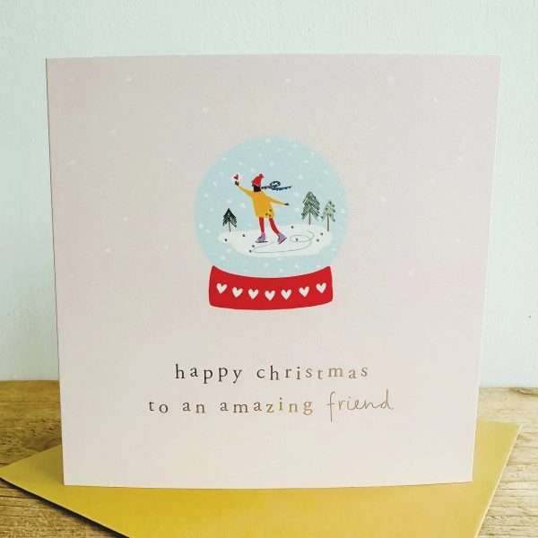 Amazing Friend Christmas Card