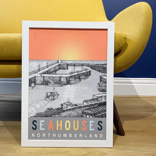 Seahouses Print
