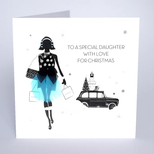 Special Daughter With Love Christmas card