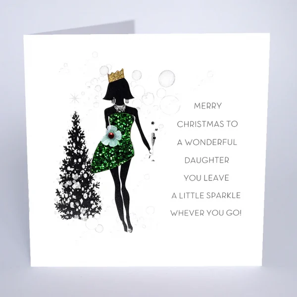 Wonderful Daughter Christmas Card
