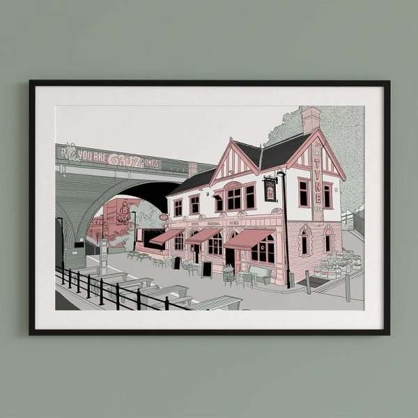 Tyne Bar Ouseburn Print