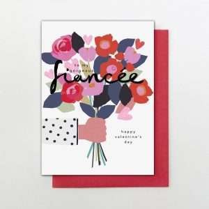 Gorgeous Fiancee Valentine's Day Card