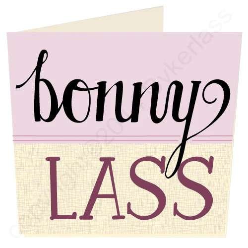 Bonny Lass Geordie Card
