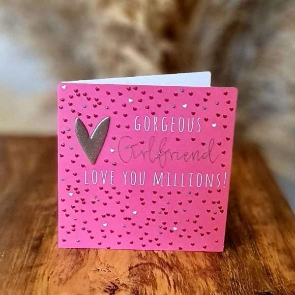 Love You Millions Girlfriend Valentine's Day Card