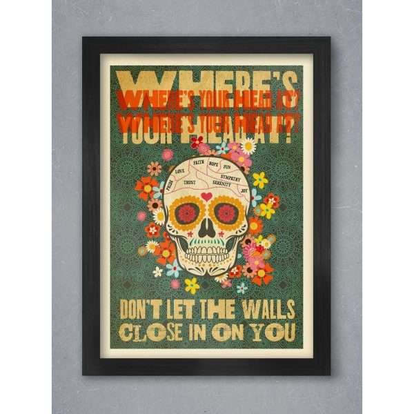 Where's Your Head At Music Print