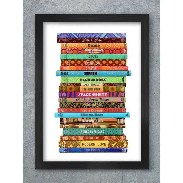 David Bowie By The Book Print