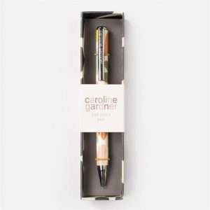 A lovely ball point pen from Caroline Gardner with a fantastic multi heart design