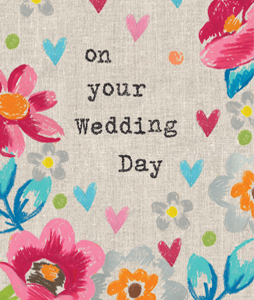 Wedding Day Floral Card