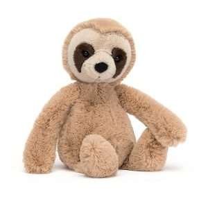 A cuddly sloth soft toy from Jellycat