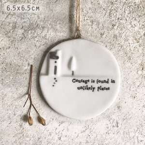 Courage Porcelain Hanger