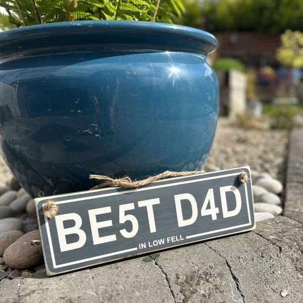 Best Dad in Low Fell Plaque