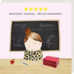 Five Star Teacher Card (Girl)