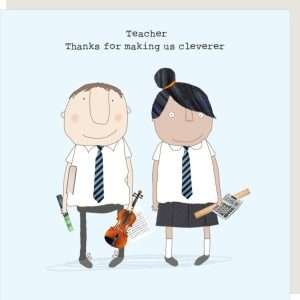 Cleverer Thank You Teacher Card