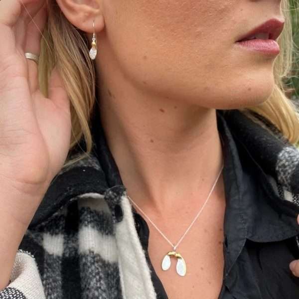 Silver Sycamore Necklace
