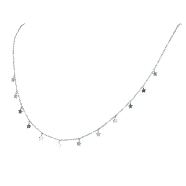 Sterling Silver Starry Necklace