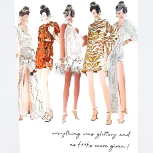 Everything Was Glittery Notebook